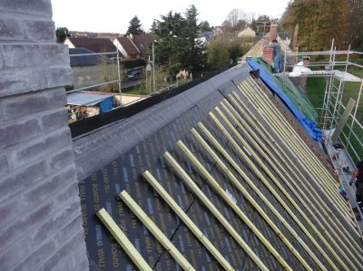 Aislamiento de tejas o tejas de pizarra, FOAMGLAS® en Sarking: una solución eficiente, sencilla y económica