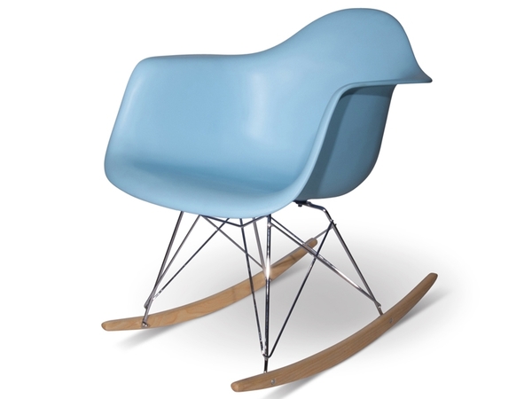 Eames Rocking Chair RAR- Azul