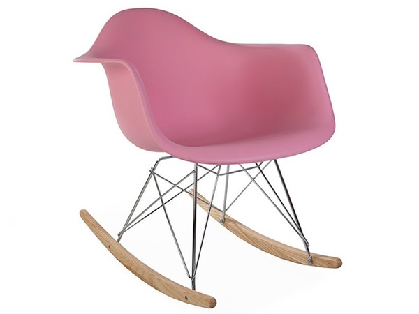 Eames rocking chair RAR - Rosa
