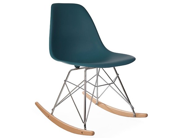 Eames rocking chair RSR - Azul verde