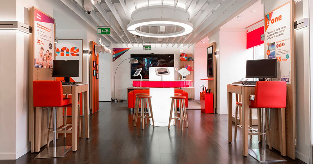 KRION® reinventa la Flagship Vodafone Puerta del Sol