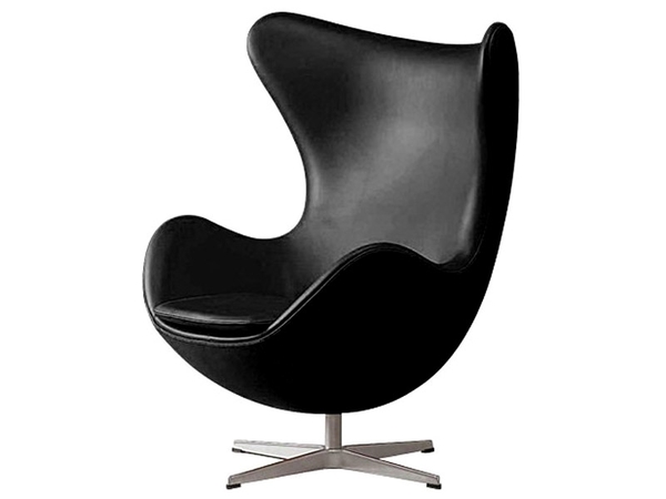 Silla Egg Arne Jacobsen - Negro