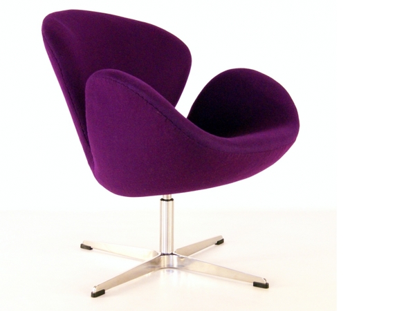Silla Swan Arne Jacobsen - Púrpura