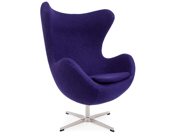 Sillón Egg Arne Jacobsen - Púrpura