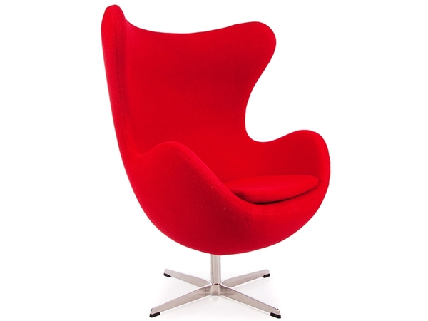 Sillón Egg Arne Jacobsen - Rojo