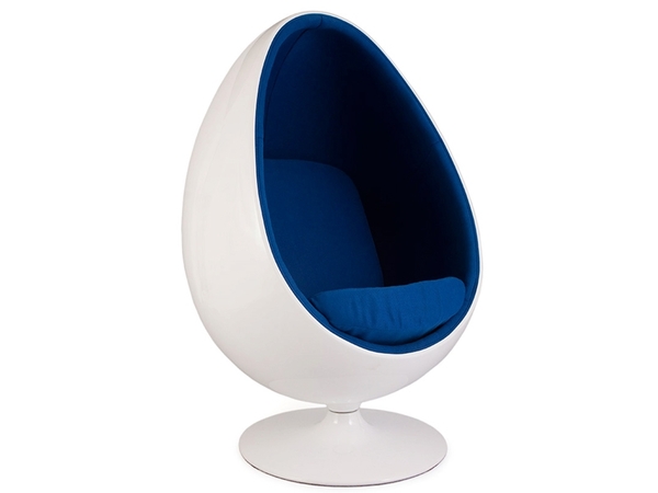 Sillón Egg oval - Azul