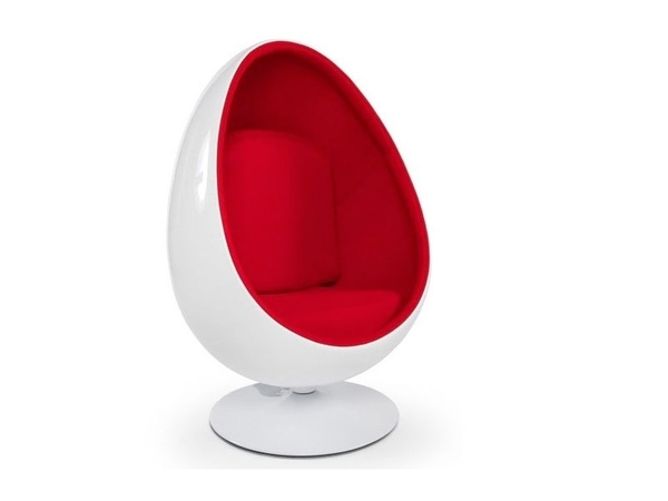 Sillón Egg Oval - Rojo